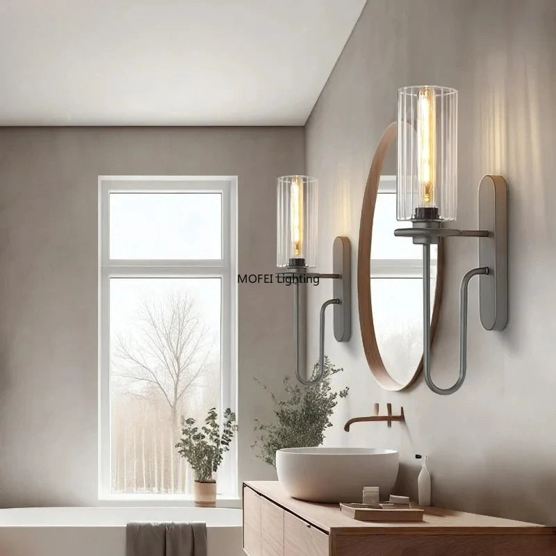 Junia Halo Glass Wall Sconce – Nordic Glass Wall Sconces for Hotel