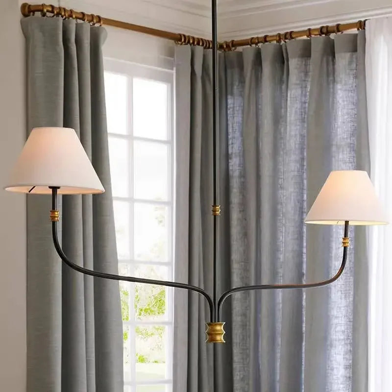 Riva Veil Fabric Chandelier – Minimalist – product detail 5