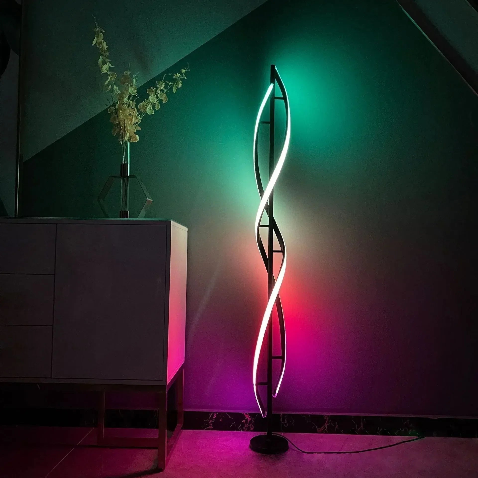 Eden Haven Glass Floor Lamp – Dimmable – product detail 6