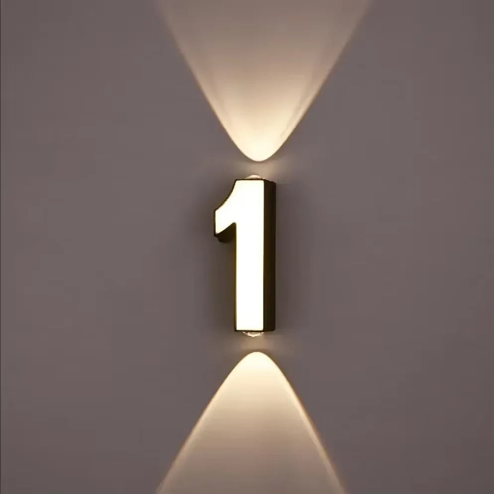 Liora 7W Illuminated House Number Light – IP65