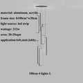 Metal Chandelier – Nordic LED for Living Room | Alora Arc by Evenlyr