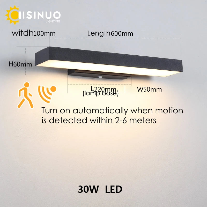 Doria Dusk-to-Dawn Motion-Sensor Outdoor Wall Light for Entryway