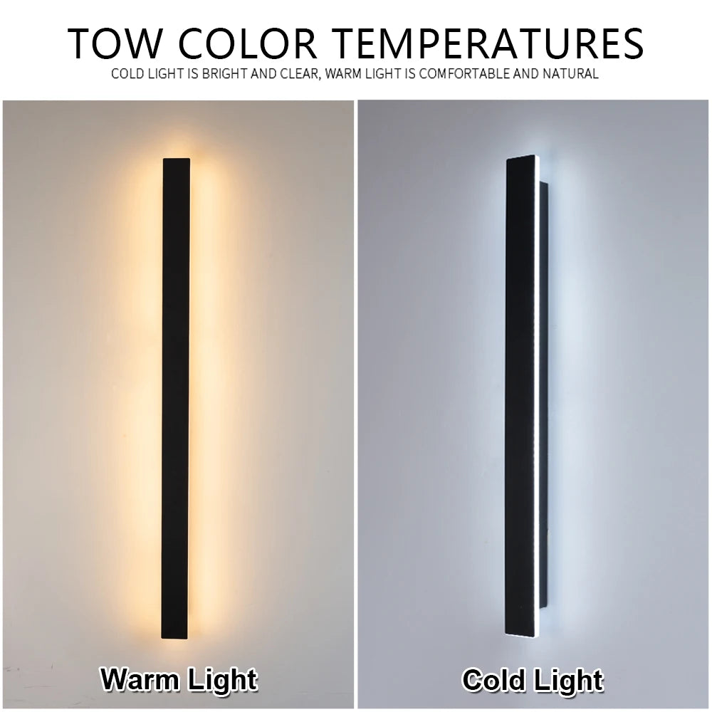 Quintara IP65 Linear Outdoor Wall Light for Garden Wall – detail view 3
