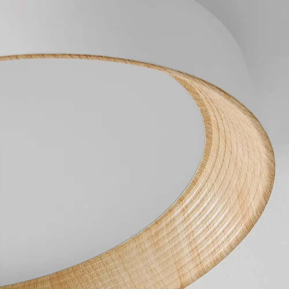 Nordic Modern Chandelier – Wood for Foyer, Hotel Lobby | Solenne Veil by Evenlyr