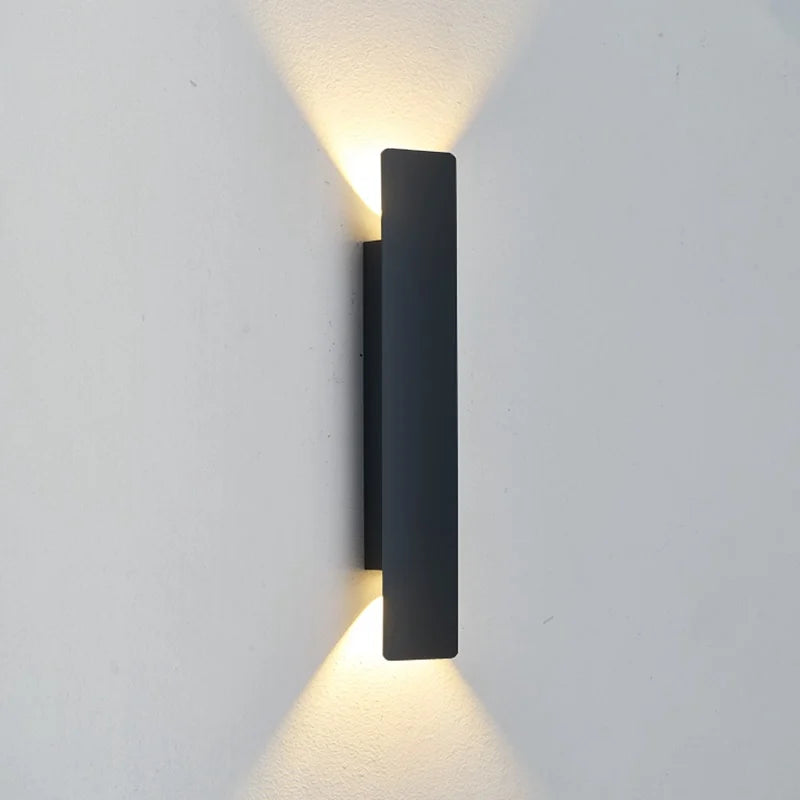 Caspian 18W Strip Outdoor Wall Light for Exterior Wall – Aluminum – detail view 5