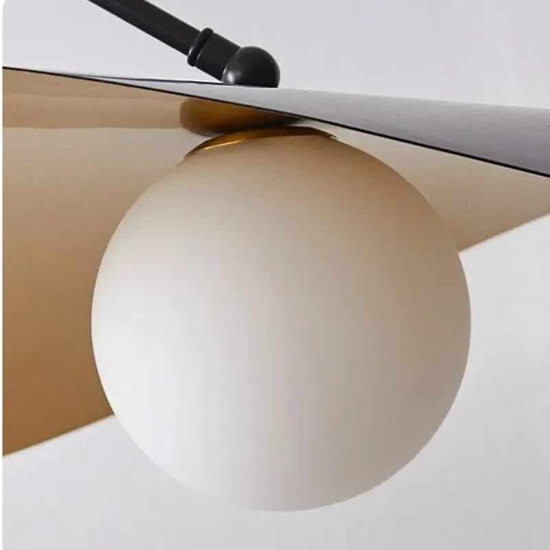 Caelia Arc Swing-Arm Metal Pendant Light – product view 6
