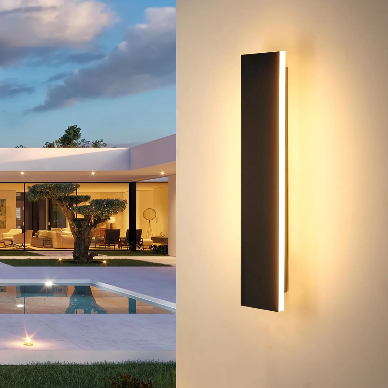 Ginevra Aluminum Outdoor Wall Light for Villa Exterior – IP65 – detail view 7