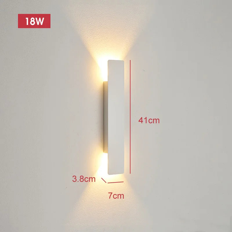 Caspian 18W Strip Outdoor Wall Light for Exterior Wall – Aluminum – detail view 12