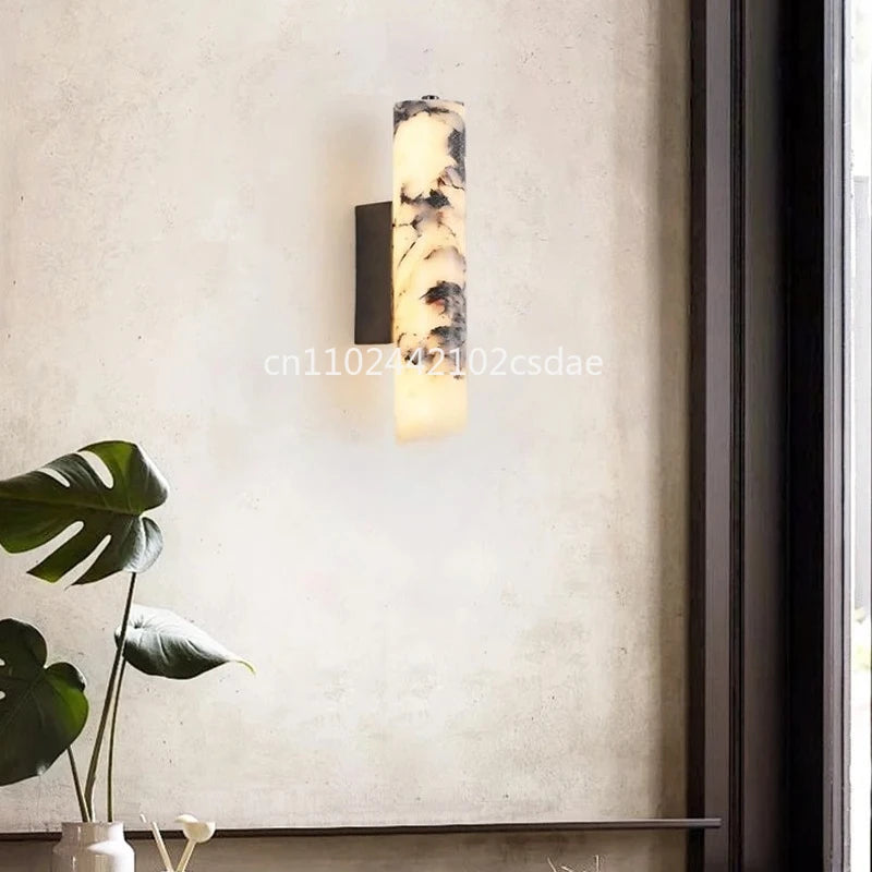 Amaris Contour Marble Wall Sconce – product view 5