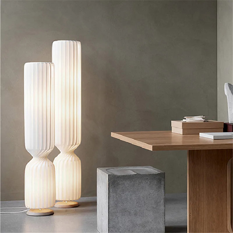 Luma Beam Fabric Floor Lamp – Minimalist – product detail 5