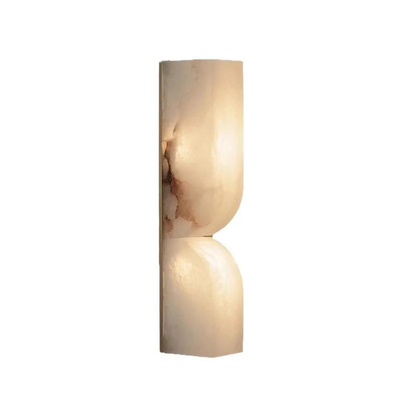Linea Column Marble Wall Sconce – Minimalist – product detail 7