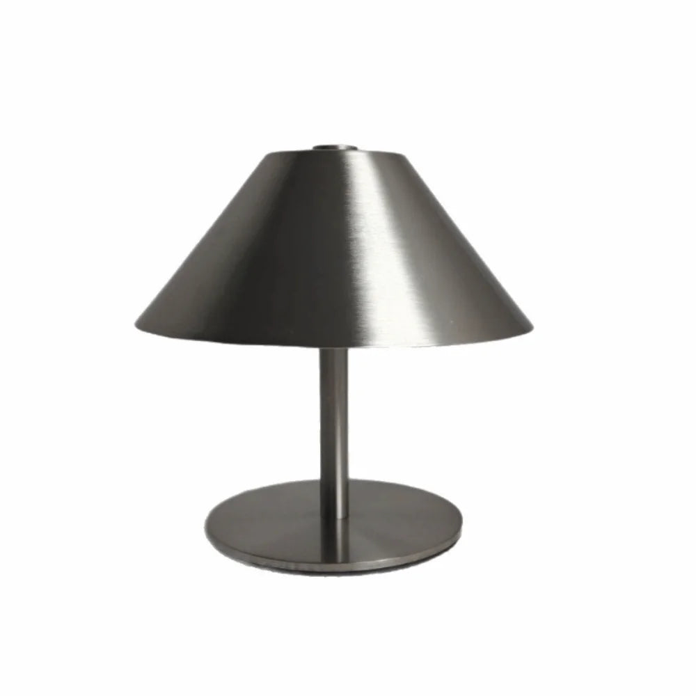 Designer Table Lamp – Modern Minimalist Cordless Rechargeable for Bedside, Desk & Office, Restaurant Table | Halcyon Petal by Evenlyr