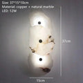 Zorin Contour Marble Wall Sconce – product view 8