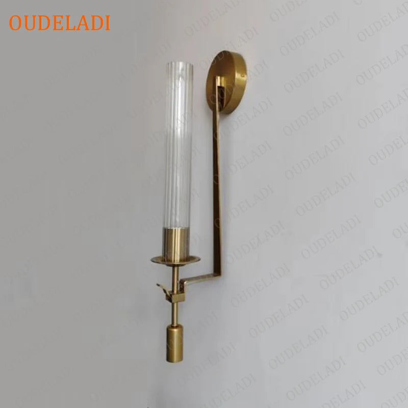Nordic Brass Outdoor Wall Light – detail view 4