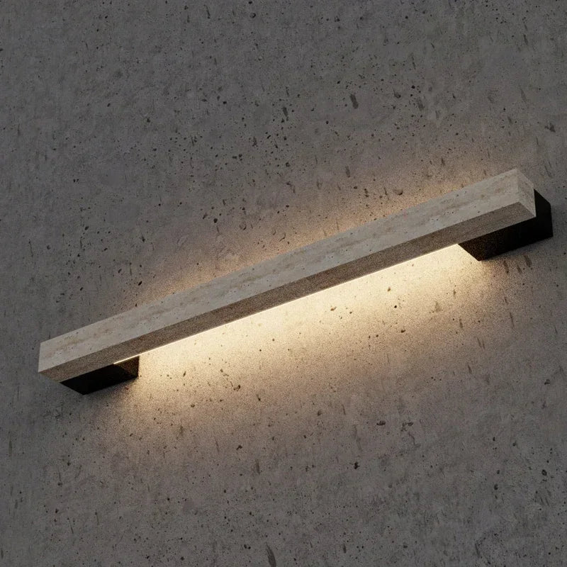 Firenze Wabi-Sabi Stone Outdoor Wall Sconce for Villa Exterior – Nordic