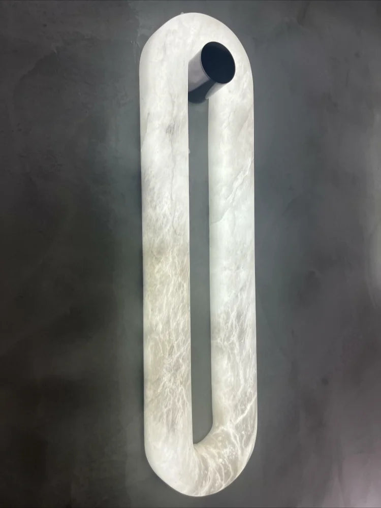 Riva Veil Marble Wall Sconce – Modern – product detail 2