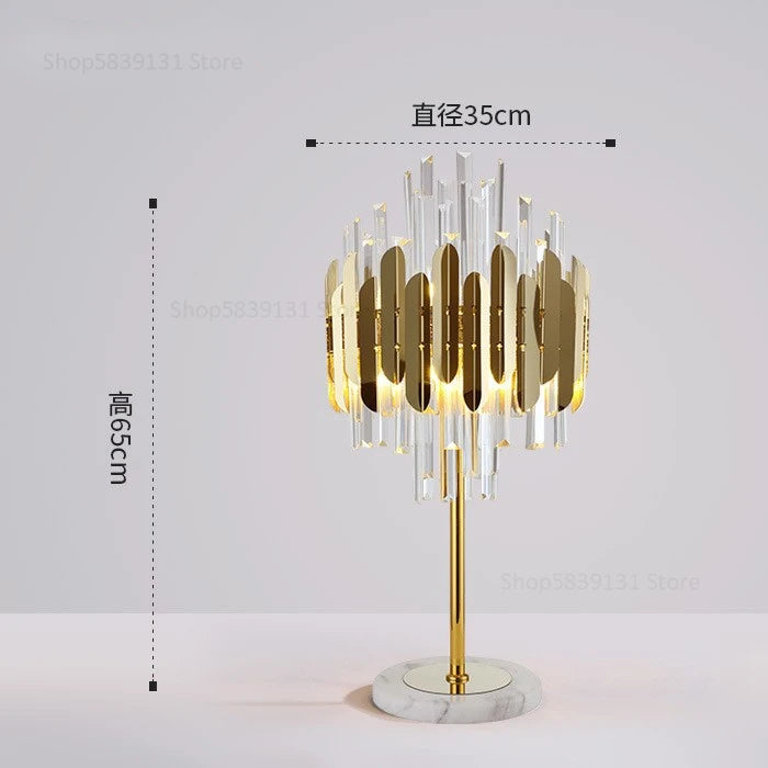 Lune Crown Glass Floor Lamp – Nordic – product detail 14