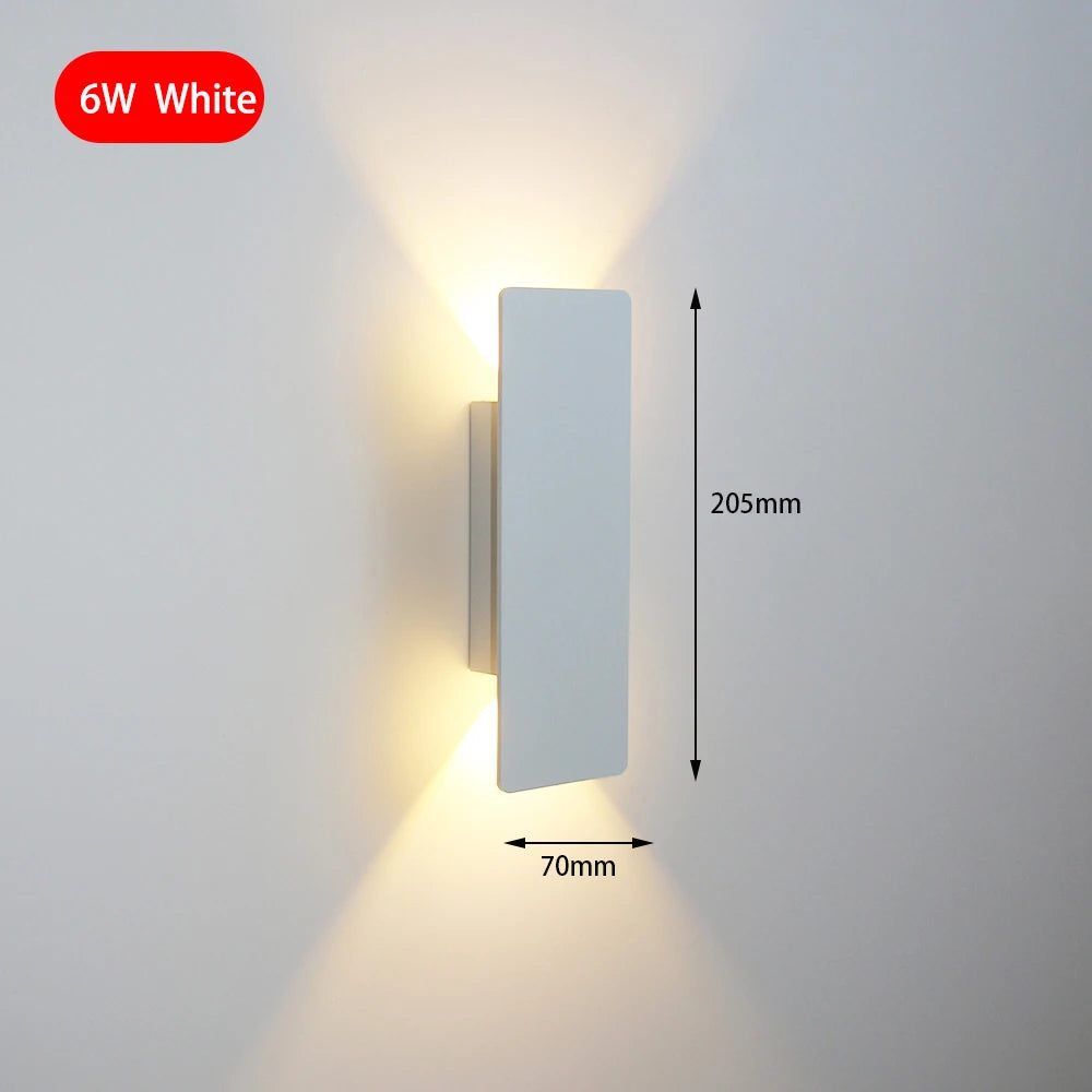 Tivoli 6W Aluminum LED Wall Sconce for Bedroom and Living Room