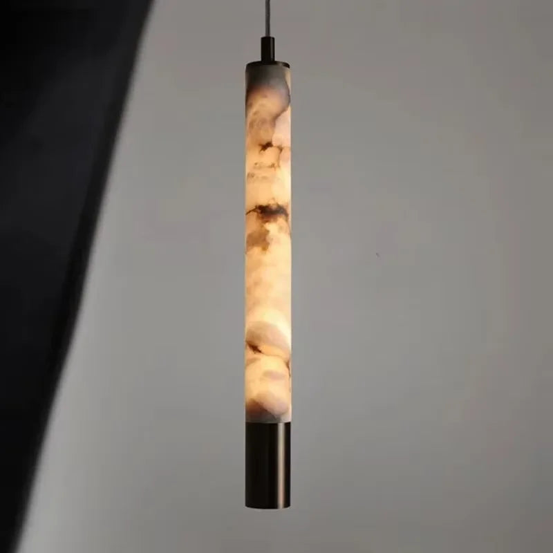 Oria Reed Alabaster Pendant Light