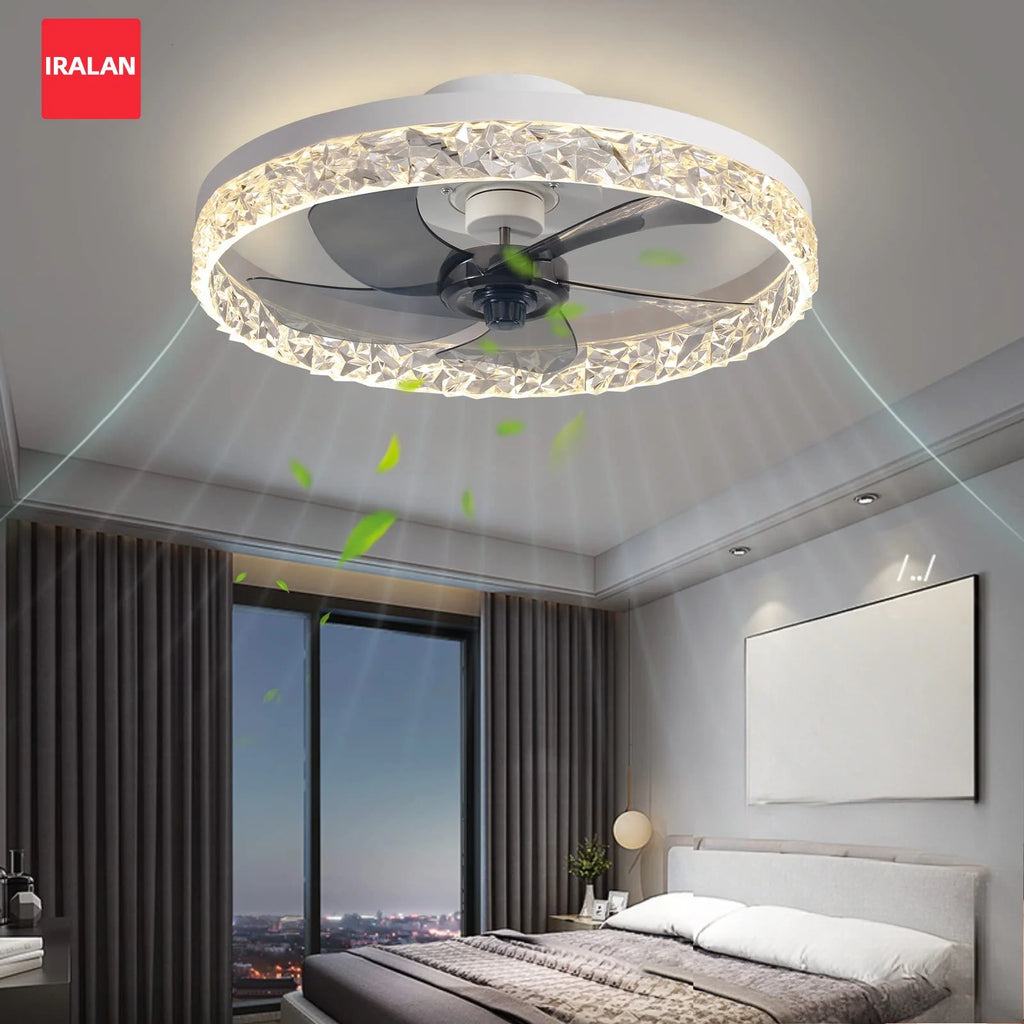 Belluno Low Profile Ceiling Fan with Light for Kitchen – App Control – product view