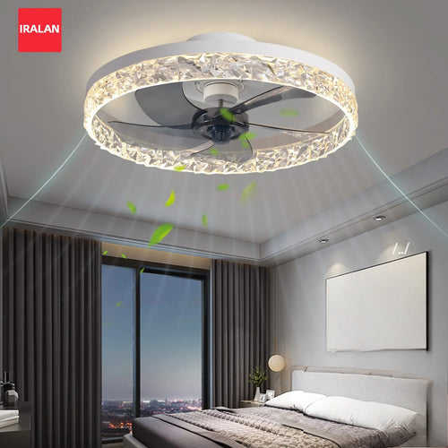 Belluno Low Profile Ceiling Fan with Light for Kitchen – App Control – product view