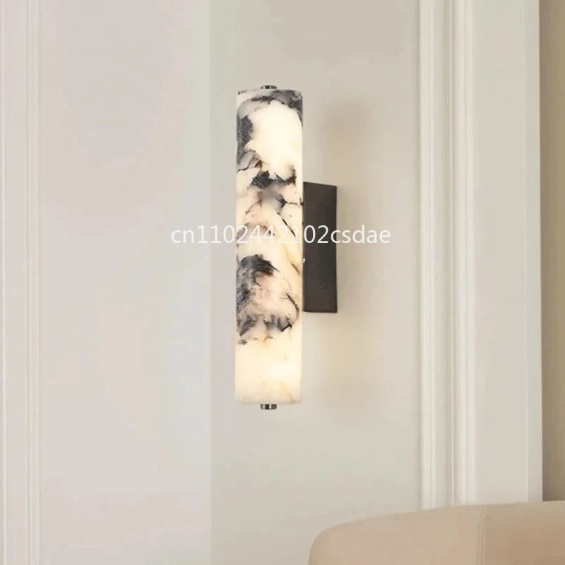 Amaris Contour Marble Wall Sconce – product view 3
