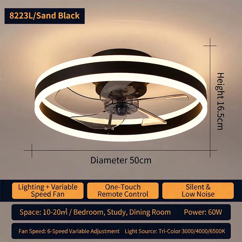 Orlena Halo Dimmable Metal Chandelier – product view 10