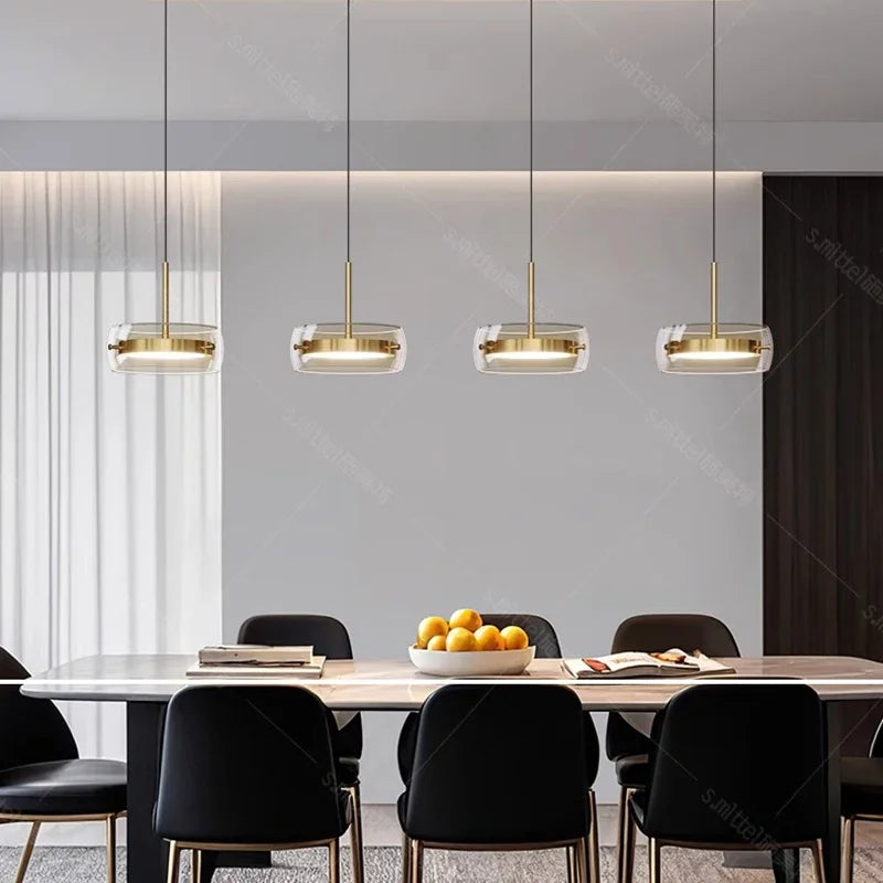 Vita Crescent Glass Chandelier – Remote Control – product detail 4