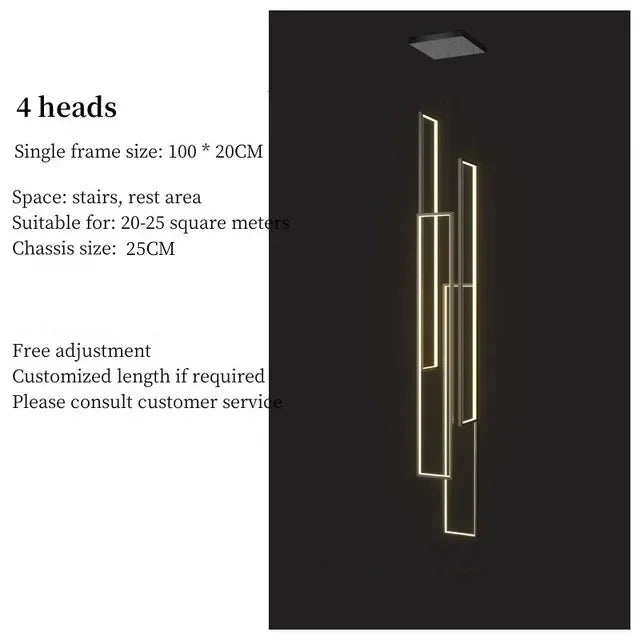 Metal Chandelier – Nordic LED for Living Room | Alora Arc by Evenlyr