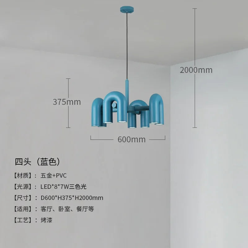 Elowen Arc Adjustable Metal Pendant Light – product view 16