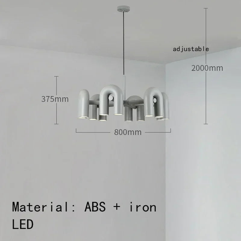 Elowen Arc Adjustable Metal Pendant Light – product view 17