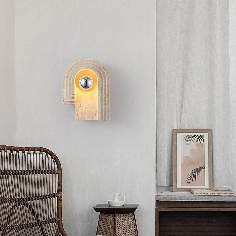 Cyrene Halo Metal Wall Sconce – product view 3