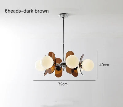 Merano Bauhaus Glass-Ball Chandelier for Dining Table – Mid-Century
