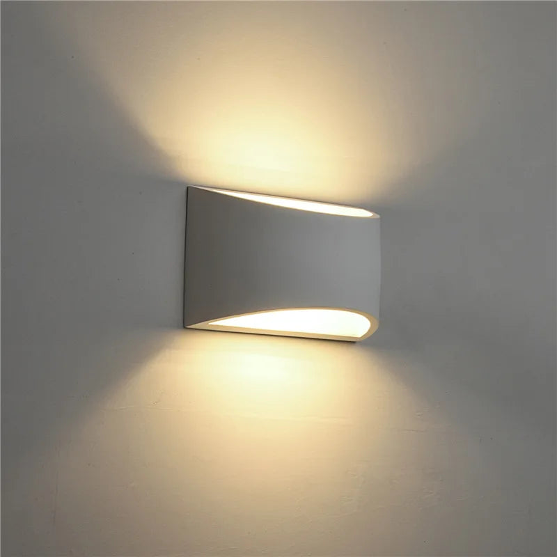 Plaster Wall Sconce – Modern Minimalist for Bedroom, Living Room, Bathroom | Elaris Beam by Evenlyr