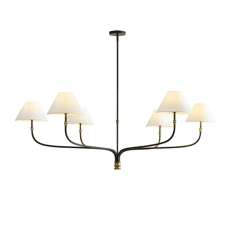 Riva Veil Fabric Chandelier – Minimalist – product detail 4
