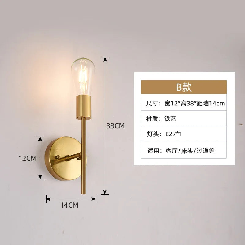 Metal Wall Sconce – Minimalist LED for Bathroom, Bedroom & Bedside, Hallway & Entryway | Amaya Arc by Evenlyr