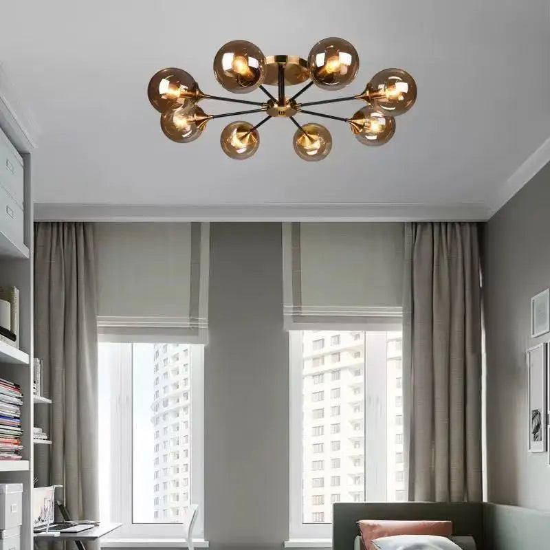 Glass Pendant Light – Modern LED for Bedroom & Bedside, Restaurant & Café | Virelle Crest by Evenlyr