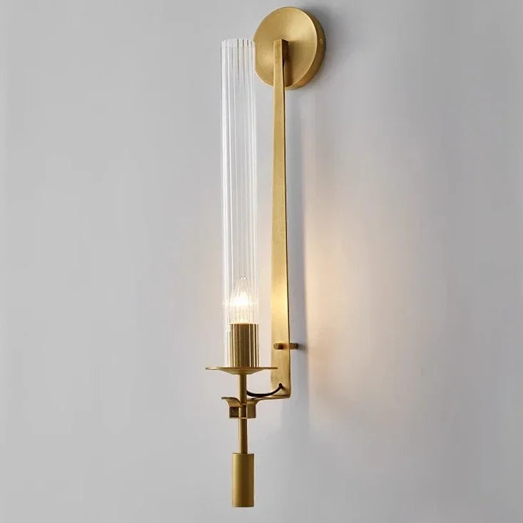 Modern LED Wall Lamps Fixture Wall Sconce Creative Aisle Bedroom Living Room Decoration Background Deco Brass Wall Mounted Light