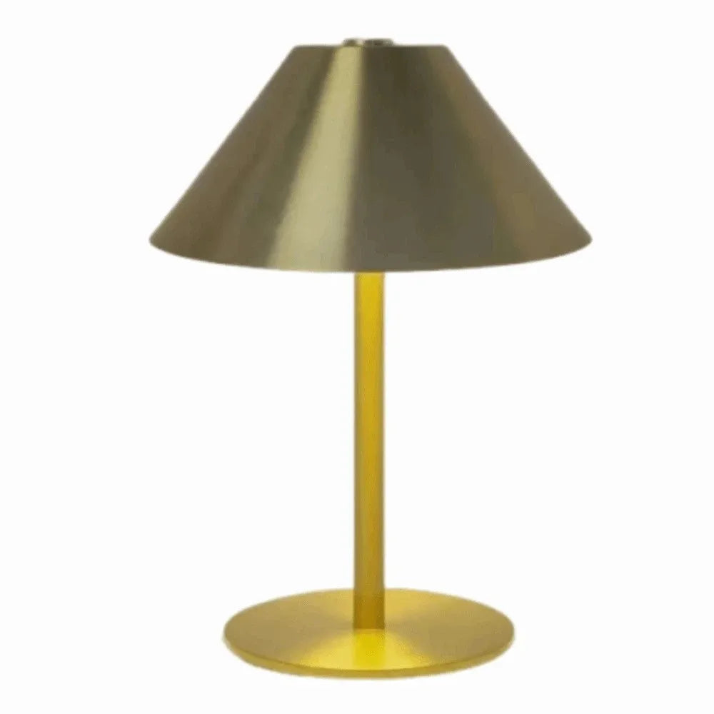 Designer Table Lamp – Modern Minimalist Cordless Rechargeable for Bedside, Desk & Office, Restaurant Table | Halcyon Petal by Evenlyr