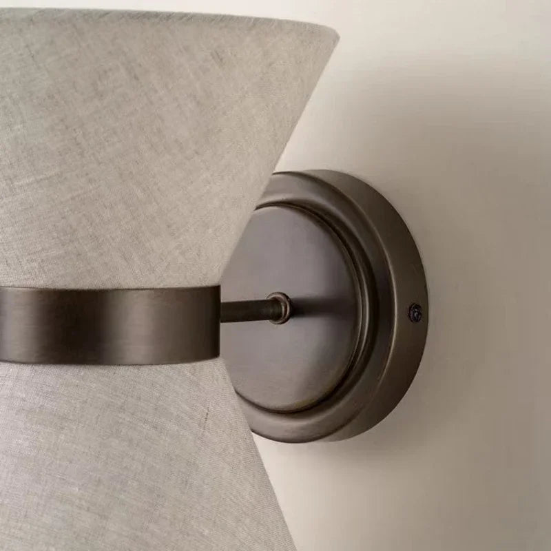 Ivara Halo Fabric Wall Sconce – product view 6
