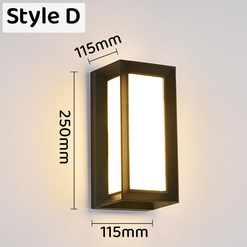 Merano E27 Outdoor Wall Light for Courtyard – IP65