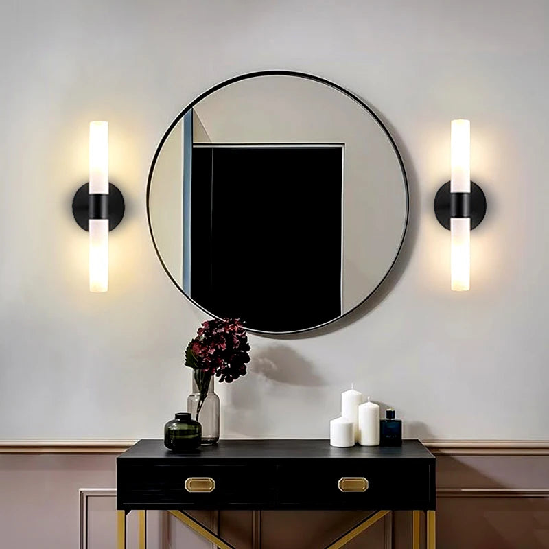 Olea Drift Glass Wall Sconce – Modern – product detail 5