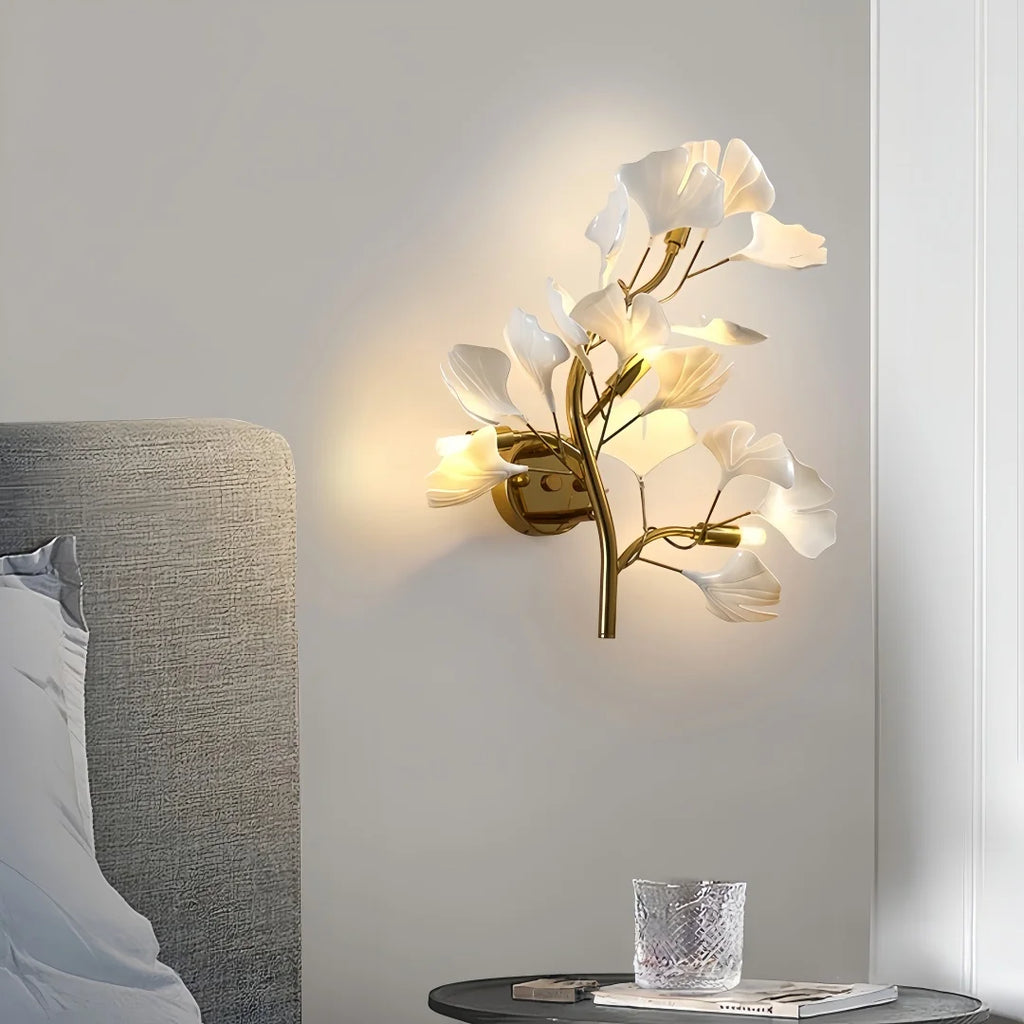 Caelia Halo Sculptural Metal Wall Sconce – product view 4