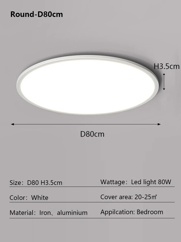 Noemi Halo Aluminum Ceiling Light