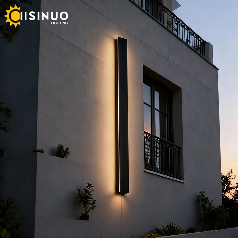Ilaria Aluminum Linear Outdoor Wall Light for Garage – IP65 – detail view 5