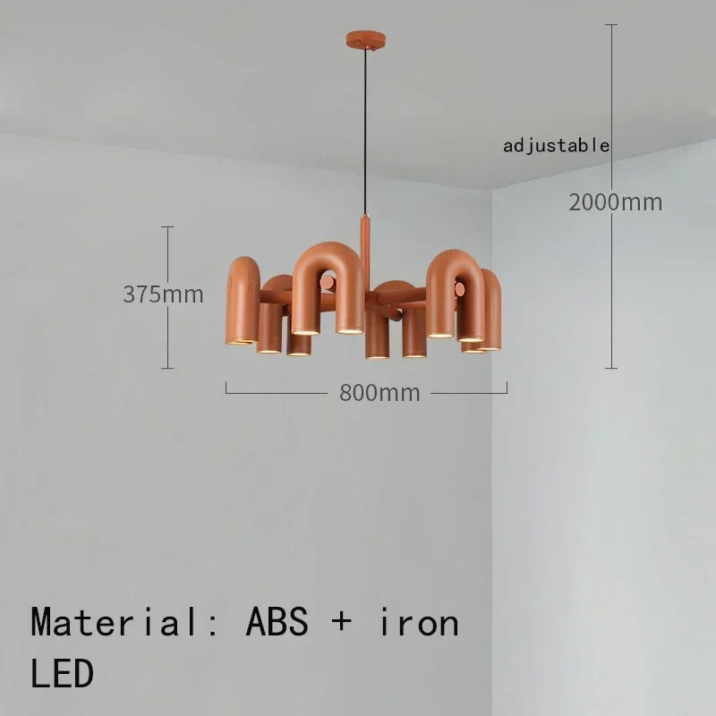 Elowen Arc Adjustable Metal Pendant Light – product view 18