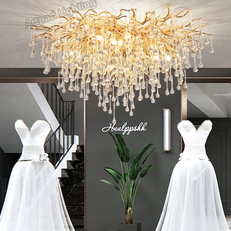 Maelis Contour Branch Crystal Chandelier – product view 4