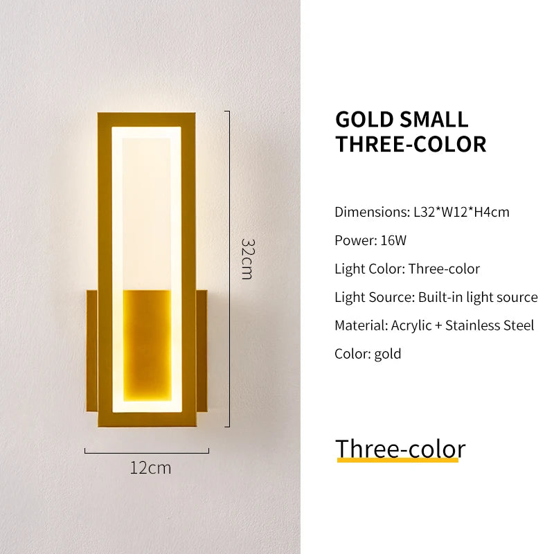 Palermo Minimalist Outdoor Wall Light for Porch