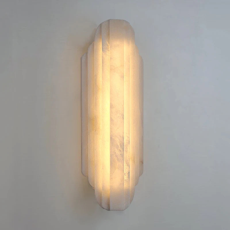 Mira Contour Natural Marble Wall Sconce – Vintage – product detail 4