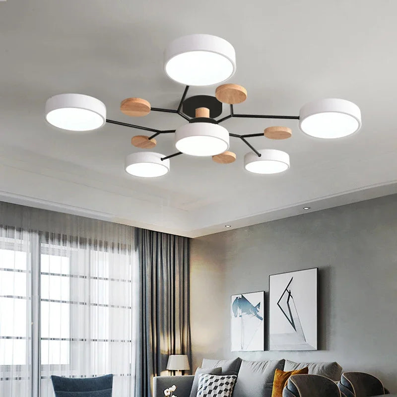 Floris Arc Dimmable Aluminum Chandelier – product view 3
